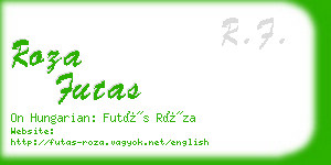 roza futas business card